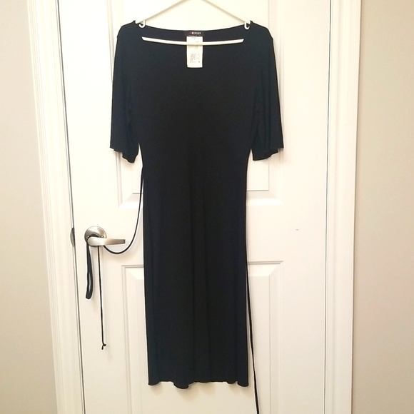 Morgan de Toi Black Dress Size M - Picture 7 of 8
